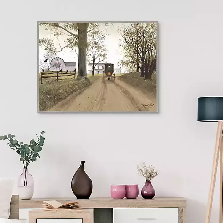 Canvas Art-Kirklands Home Headin' Home Framed Canvas Art Print