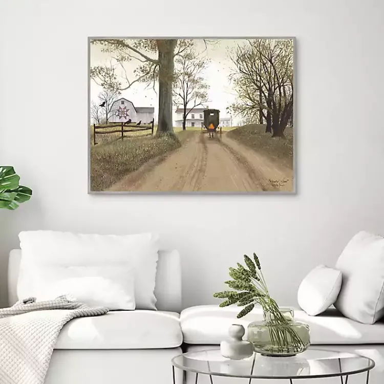 Canvas Art-Kirklands Home Headin' Home Framed Canvas Art Print