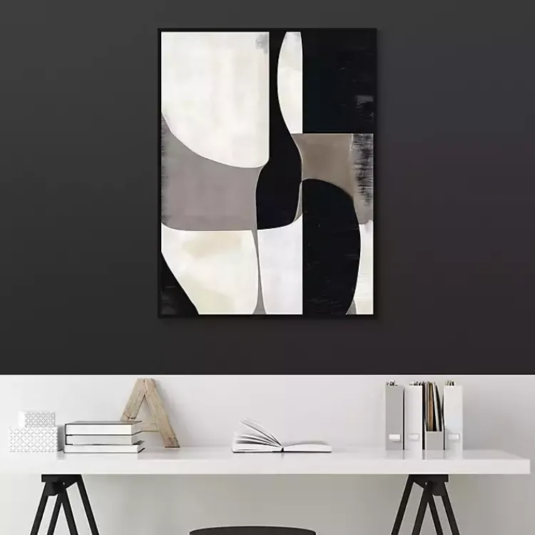 Canvas Art-Kirklands Home Bold Geometry I Framed Canvas Art Print