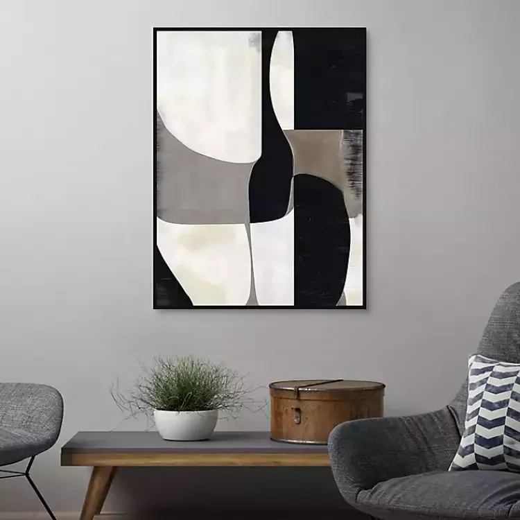 Canvas Art-Kirklands Home Bold Geometry I Framed Canvas Art Print