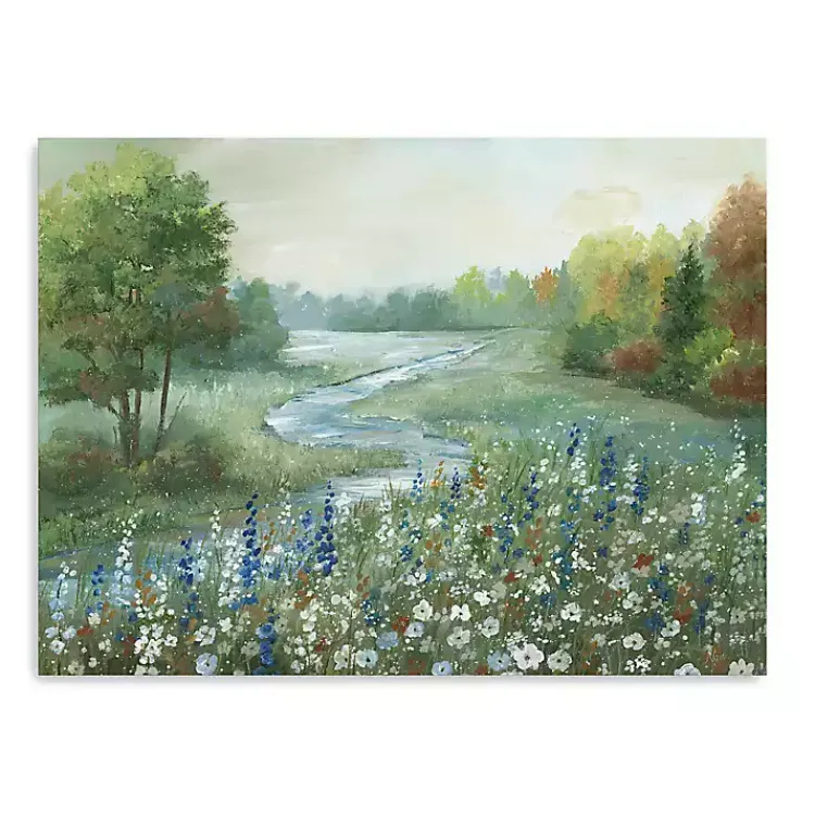 Canvas Art-Kirklands Home Meandering Stream Canvas Art Print
