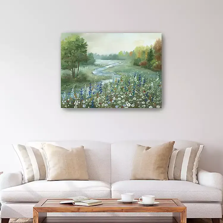 Canvas Art-Kirklands Home Meandering Stream Canvas Art Print
