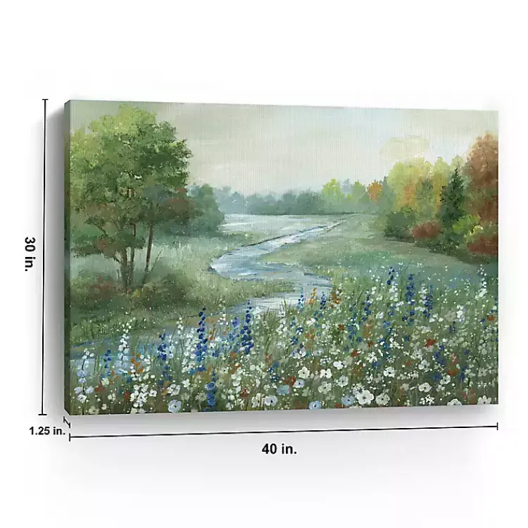 Canvas Art-Kirklands Home Meandering Stream Canvas Art Print