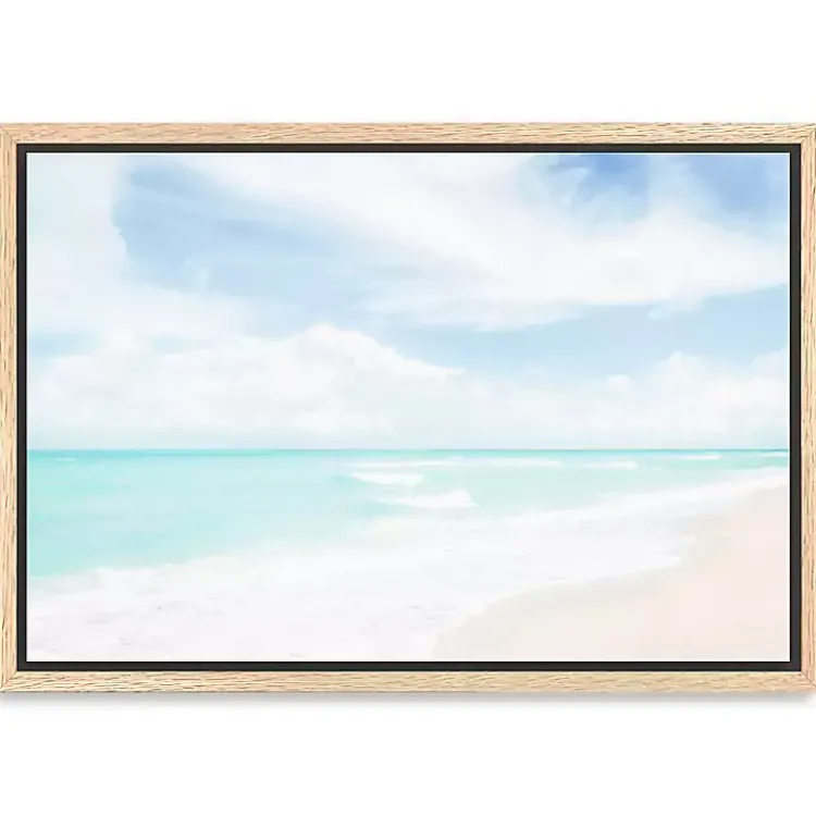 Canvas Art-Kirklands Home Hawaiian Beach Framed Canvas Art Print