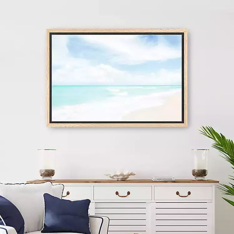 Canvas Art-Kirklands Home Hawaiian Beach Framed Canvas Art Print