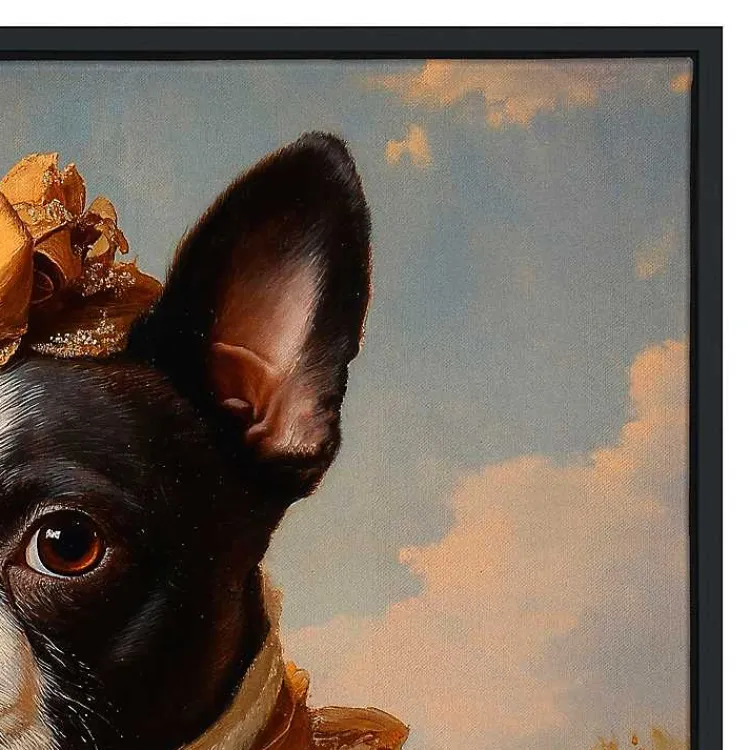 Canvas Art-Kirklands Home Lady Philippa Poshpaws Framed Art Print Multi