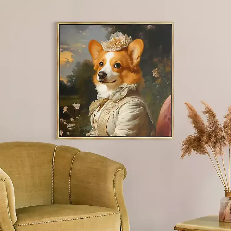 Canvas Art-Kirklands Home Duchess Wilhelmina Wagglesworth Framed Art Print Multi