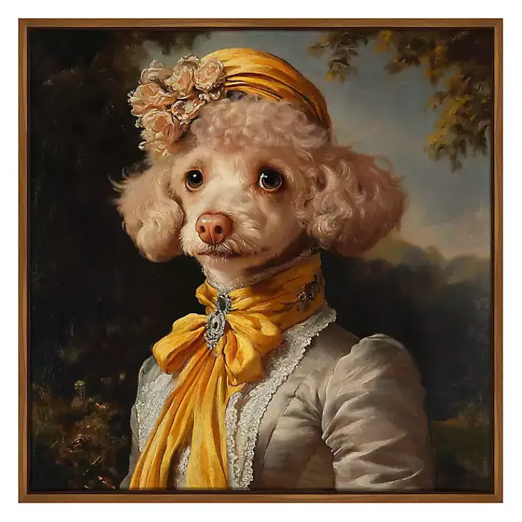 Canvas Art-Kirklands Home Lady Rosaline Ruffleton Framed Art Print Multi