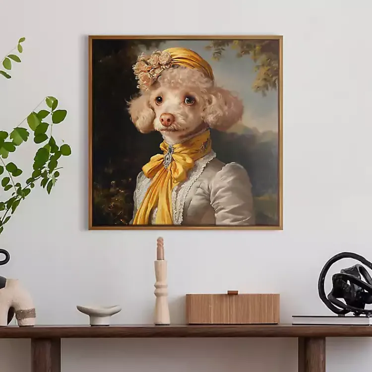 Canvas Art-Kirklands Home Lady Rosaline Ruffleton Framed Art Print Multi