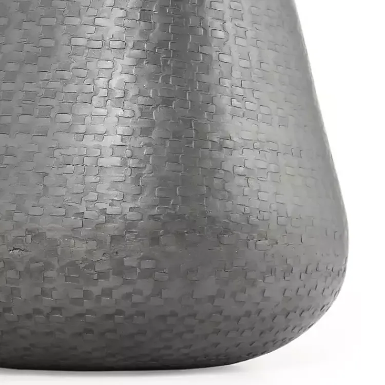 Planters-Kirklands Home Gray Hammered Metal Retta Planter