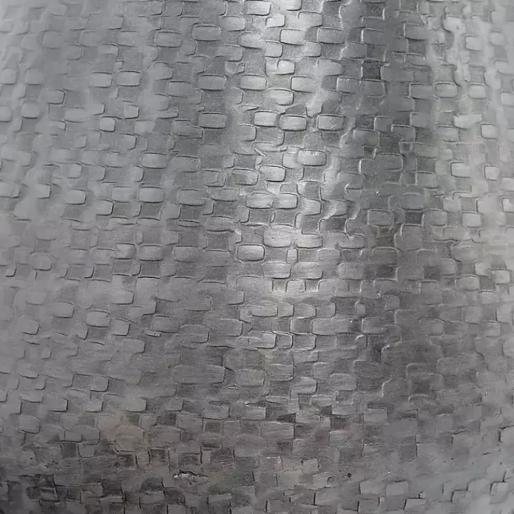 Planters-Kirklands Home Gray Hammered Metal Retta Planter