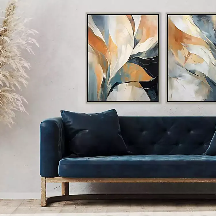Framed Art-Kirklands Home Rhythms of Flow I Framed Canvas Art Print