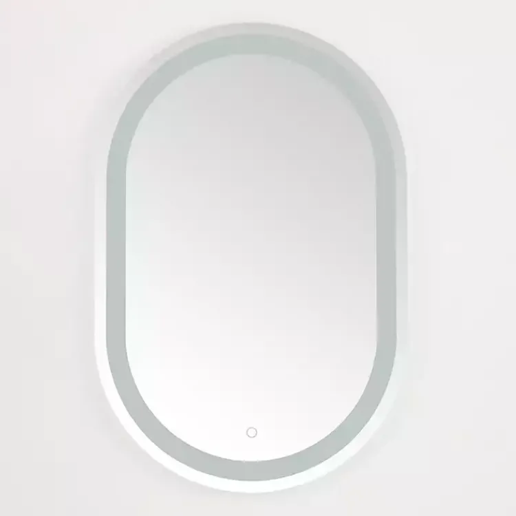 Decorative Mirrors-Kirklands Home Oval Crosby LED Wall Mirror