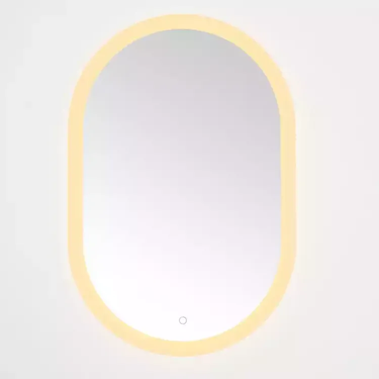 Decorative Mirrors-Kirklands Home Oval Wes LED Wall Mirror