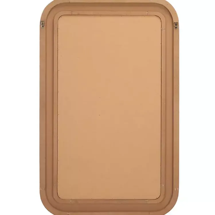 Decorative Mirrors-Kirklands Home Natural Wood and Rattan Alessa Wall Mirror