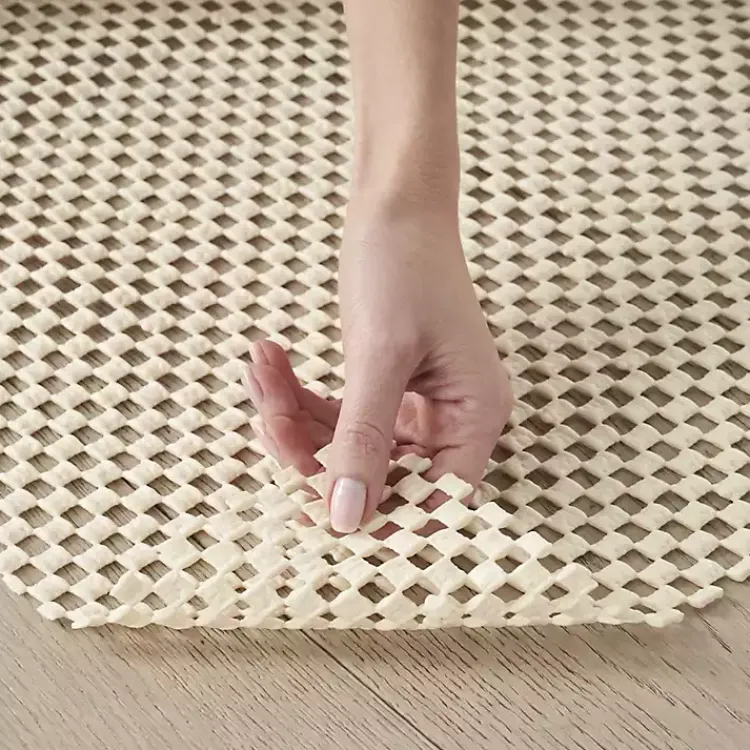 Area Rugs-Kirklands Home Gridlock Non-Slip Rug Pad, 3x5 Ivory