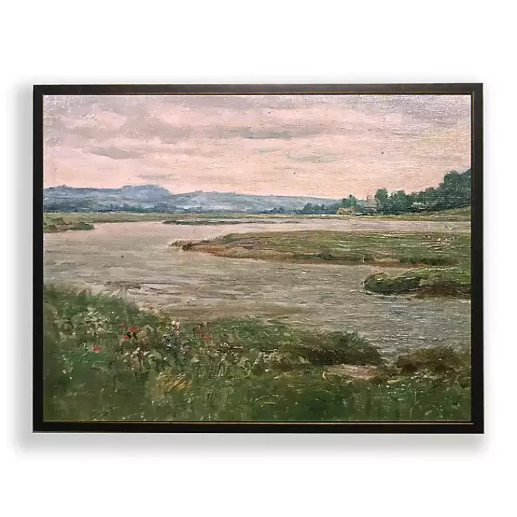 Framed Art-Kirklands Home Pink Sky Landscape Framed Art Print