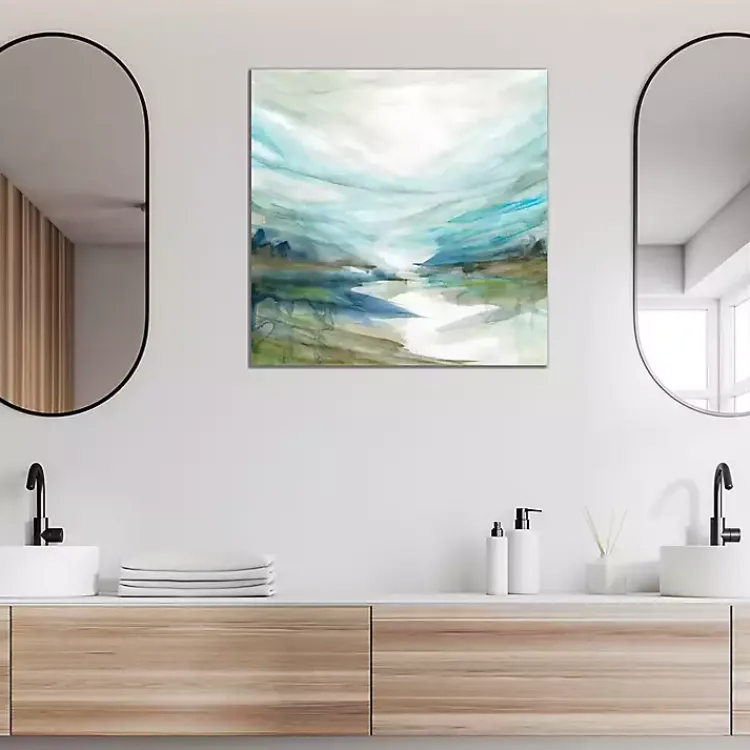Canvas Art-Kirklands Home Soft River Reflection Canvas Art Print Multi