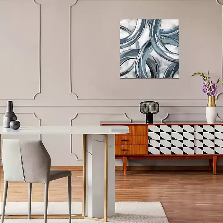 Canvas Art-Kirklands Home Ring Around Canvas Art Print Gray