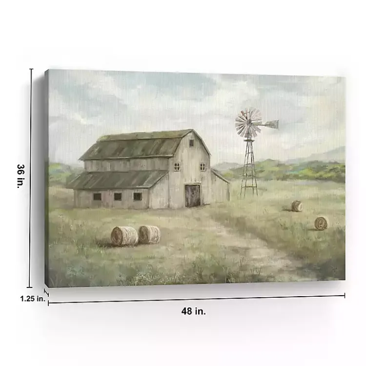 Canvas Art-Kirklands Home Peaceful Farm Canvas Art Print, 48x36 in.