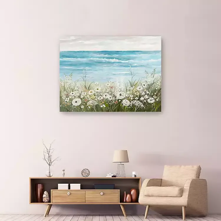 Canvas Art-Kirklands Home Floral Coast Canvas Art Print, 48x36 in.