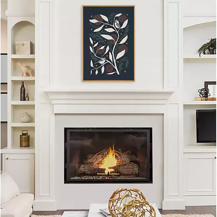 Canvas Art-Kirklands Home Duo Bird Branch Framed Canvas Art Print