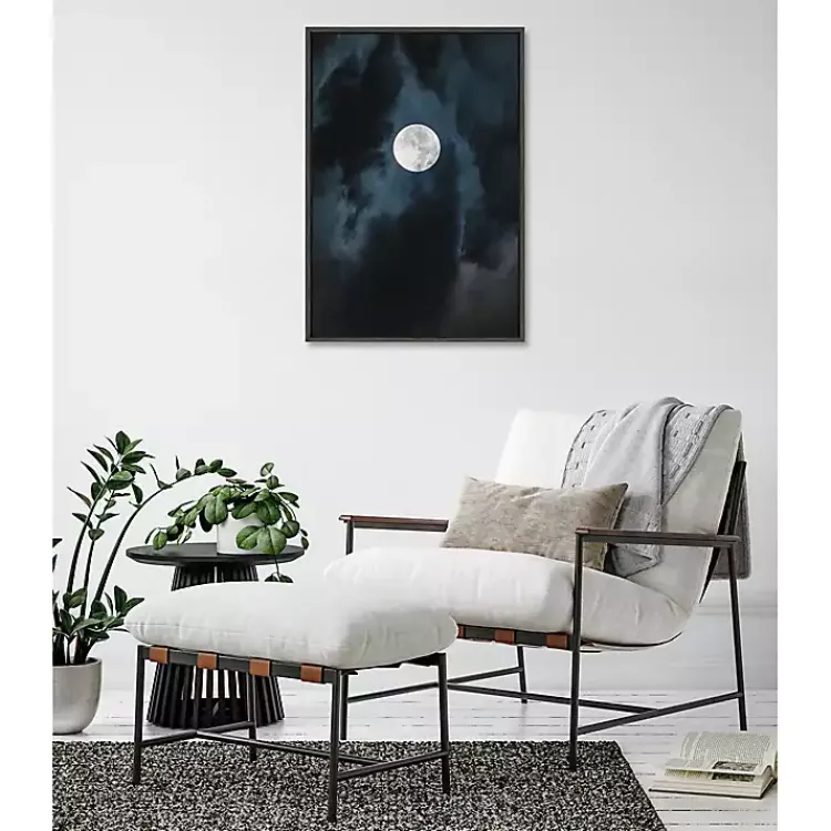 Canvas Art-Kirklands Home Driftless Moon Framed Canvas Art Print