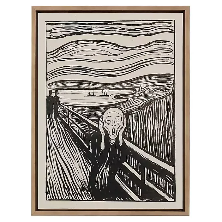Canvas Art-Kirklands Home The Scream Framed Canvas Art Print