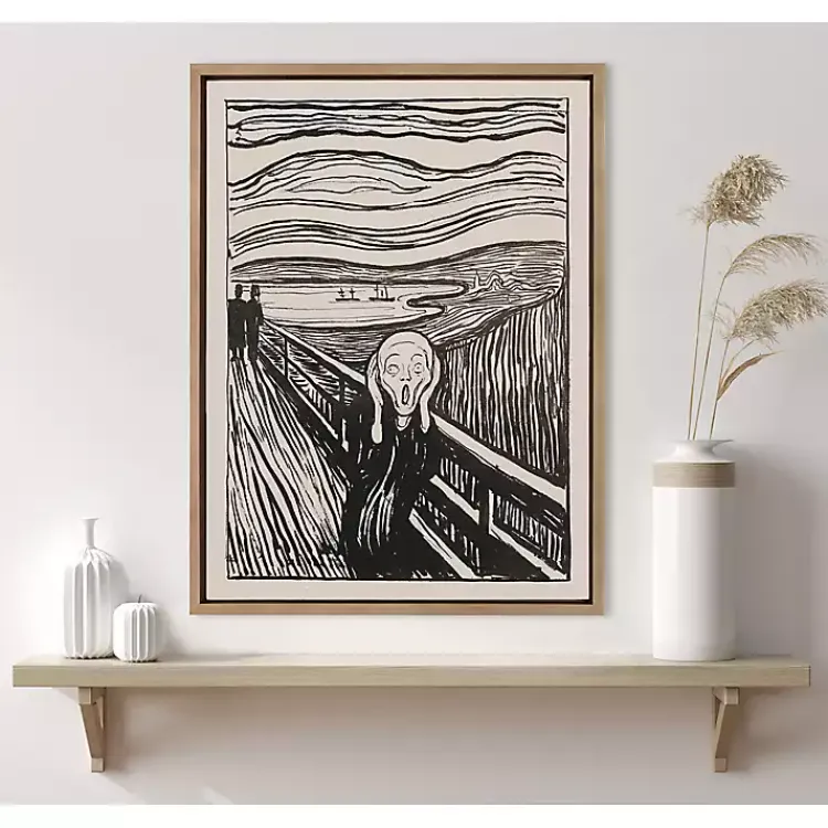 Canvas Art-Kirklands Home The Scream Framed Canvas Art Print
