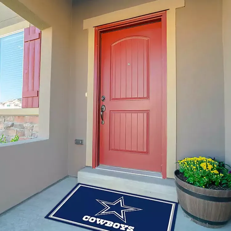 Area Rugs-Kirklands Home Dallas Cowboys Area Rug, 3x4 Blue