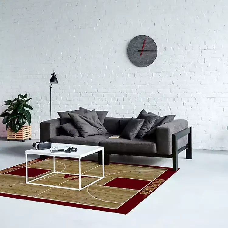 Area Rugs-Kirklands Home Virginia Tech Courtside Area Rug, 4x6