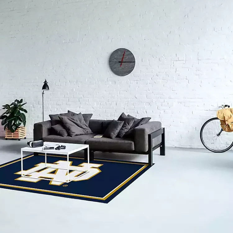 Area Rugs-Kirklands Home Notre Dame University Area Rug, 4x6