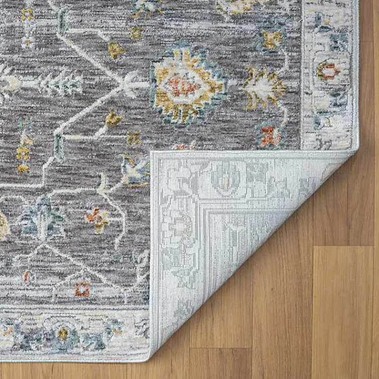 Area Rugs-Kirklands Home Gray Ivory Area Rug, 5x8