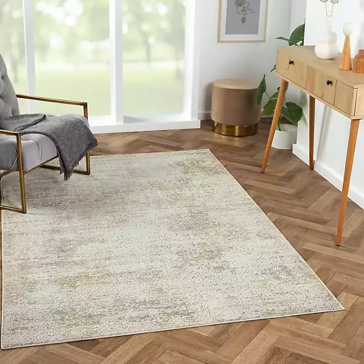 Area Rugs-Kirklands Home Brisbane Beige Faded Damask Area Rug, 8x10