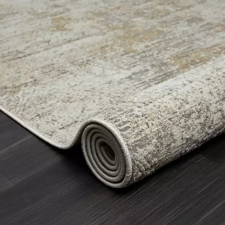 Area Rugs-Kirklands Home Brisbane Beige Faded Damask Area Rug, 8x10