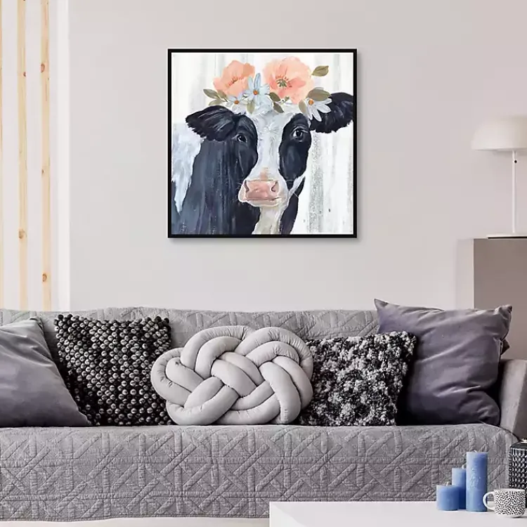 Canvas Art-Kirklands Home Susie in Flowers Framed Canvas Art Print