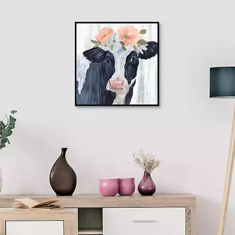 Canvas Art-Kirklands Home Susie in Flowers Framed Canvas Art Print