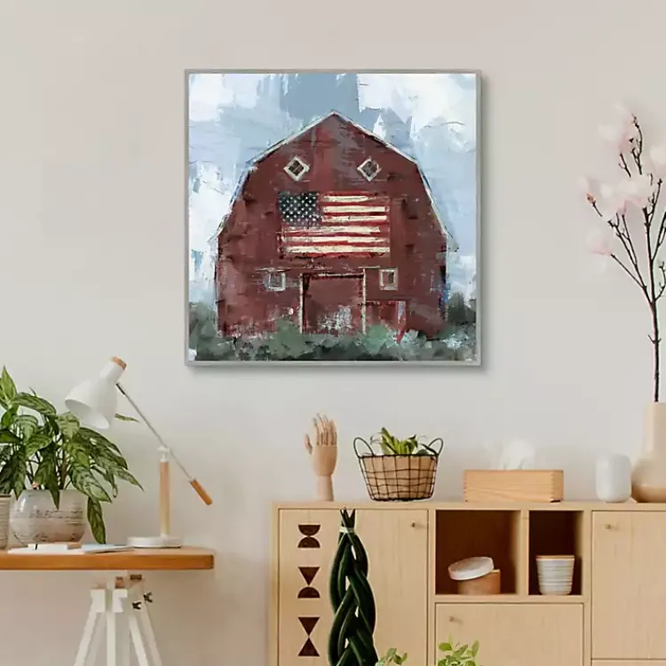 Canvas Art-Kirklands Home Country Pride Framed Canvas Art Print