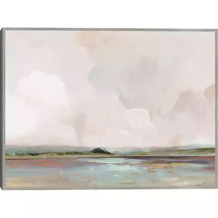 Canvas Art-Kirklands Home Pink Sunrise Framed Canvas Art Print