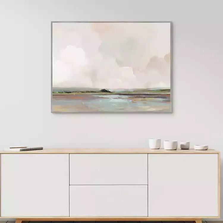 Canvas Art-Kirklands Home Pink Sunrise Framed Canvas Art Print