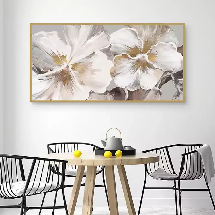 Canvas Art-Kirklands Home Nostalgic Neutral Framed Canvas Art Print White