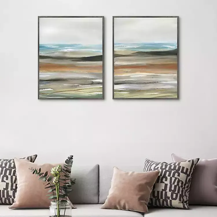 Canvas Art-Kirklands Home Layers of Nature Framed Canvas Art Prints Multi