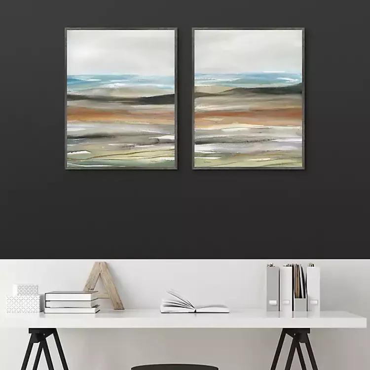 Canvas Art-Kirklands Home Layers of Nature Framed Canvas Art Prints Multi