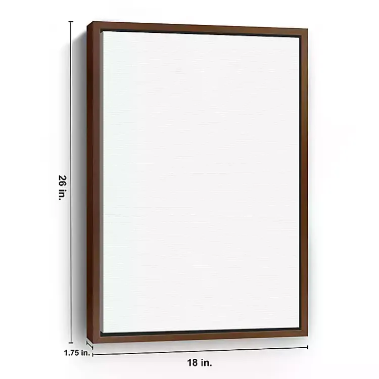 Canvas Art-Kirklands Home Down to Earth Framed Canvas Art Prints, Set of 2