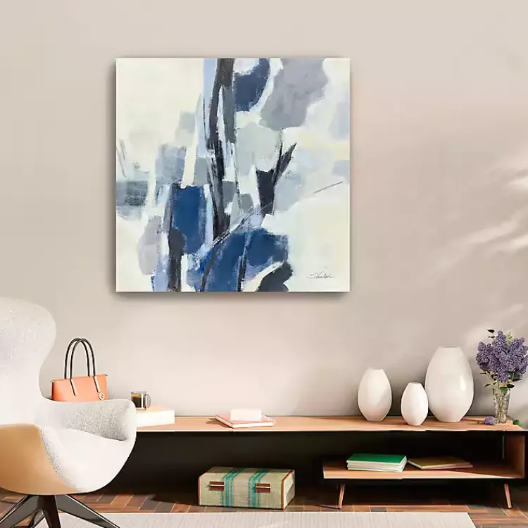 Canvas Art-Kirklands Home Indigo Mosaic Canvas Art Print