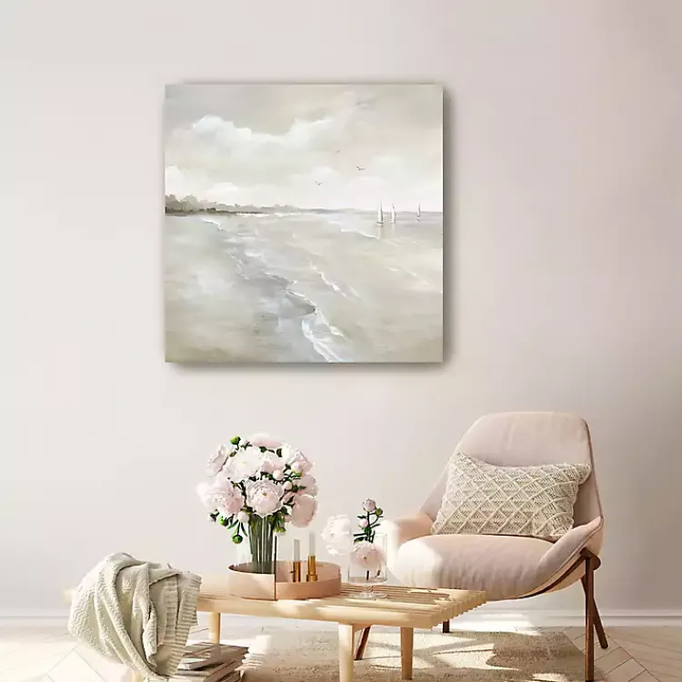 Canvas Art-Kirklands Home Sail Away Canvas Art Print Gray