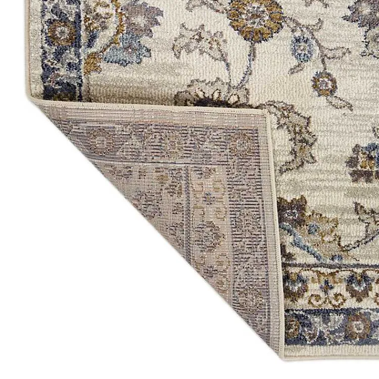 Area Rugs-Kirklands Home Jordan Bea Charcoal Runner, 2x10