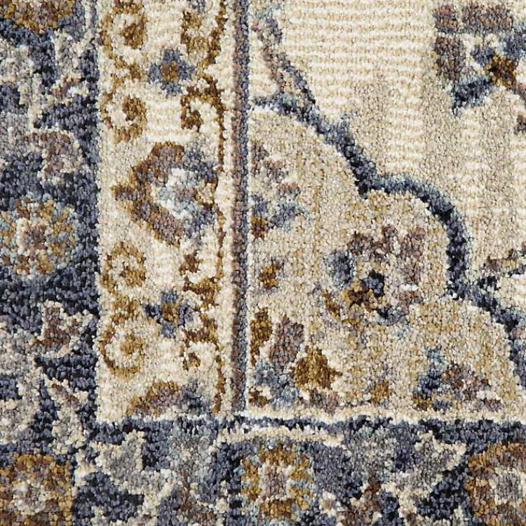 Area Rugs-Kirklands Home Jordan Bea Charcoal Runner, 2x10