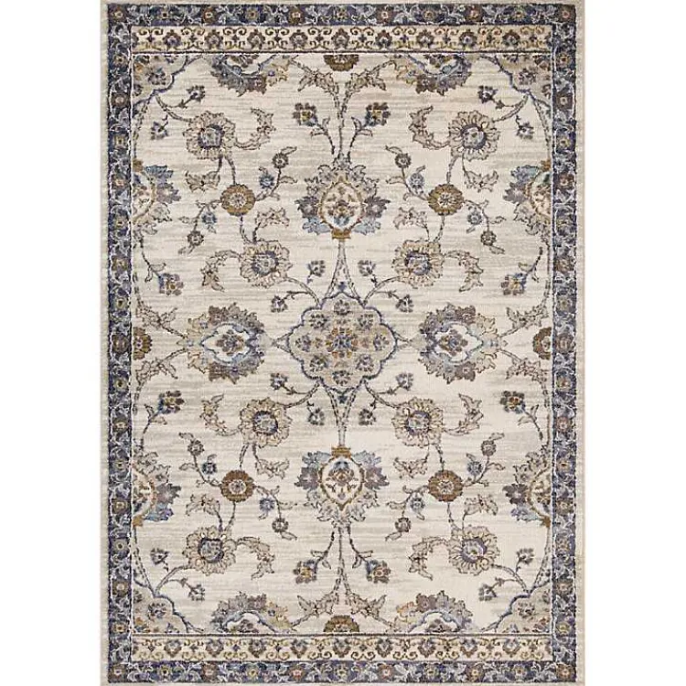 Area Rugs-Kirklands Home Jordan Bea Charcoal Area Rug, 7x10