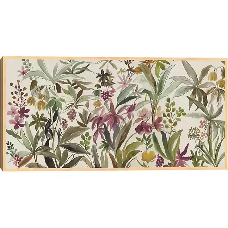 Canvas Art-Kirklands Home Garden Delight Framed Canvas Art Print Multi